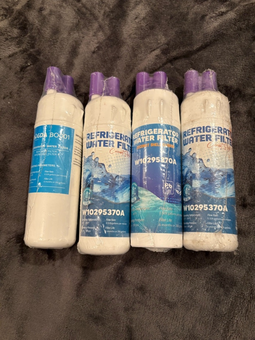 Refrigerator Water Filter W10295370A - White